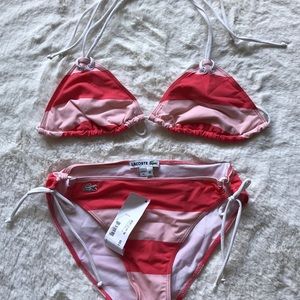 NWT!!! Lacoste Bikini Set